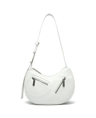 Like Dreams Dolce Crackled Shoulder Bag