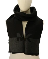 Michael Kors Men's Split Mk Logo Scarf