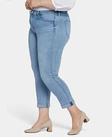 Nydj Plus Sheri Slim Ankle Jean with Roll Cuffs