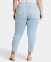 Nydj Plus Stella Tapered Ankle Jeans