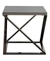 Aegean 23" Wood End Table