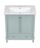 Slickblue 30" Bathroom Vanity with Sink Combo for Stylish and Functional Storage