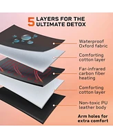 LifePro Portable Far Infrared Sauna Blanket with Arm Holes | Home Sauna with 77–176°F Temp Range