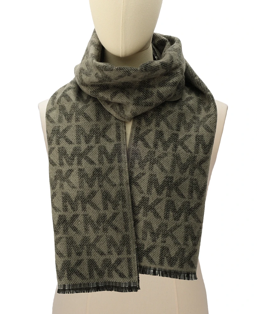 Michael Kors Men's Reversible Mk Logo Scarf