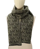 Michael Kors Men's Reversible Mk Logo Scarf