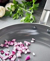 GreenPan X Bobby Flay Nonstick Stainless Steel 12" Frypan with Lid