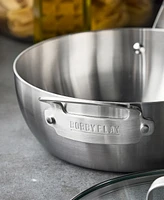 GreenPan X Bobby Flay Stainless Steel 3.57-Quart Chef's Pan with Lid