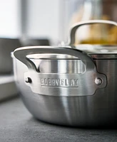 GreenPan X Bobby Flay Stainless Steel 3.57-Quart Chef's Pan with Lid