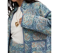 Free People Women's Chloe Cotton Floral Quilted Jacket