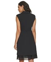 Calvin Klein Women's Sleeveless V-Neck Sheath Dress