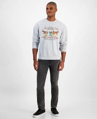 Levis 511 Slim Fit Jeans Vintage Style Graphic Sweatshirt