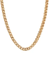 Rhona Sutton Gold Stainless Steel Box Chain Necklace