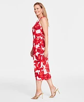 I.n.c. International Concepts Women's Floral-Print Midi Dress, Created for Macy's