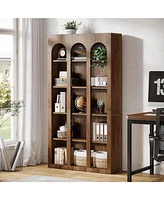 Tribesigns 5-Tier Farmhouse Tall Bookshelf, 70.87