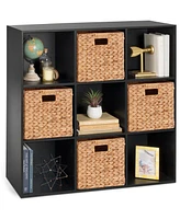 Best Choice Products 9-Cube Bookshelf, 11in Display Storage Compartment Organizer w/ 3 Removable Back Panels