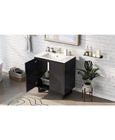 Slickblue 30" Bathroom Vanity Set with Sink for Complete and Space-Saving Bathroom Design