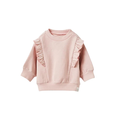 Cotton On Baby Boys Annabelle Drop Shoulder Ruffle Sweater