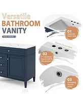 Slickblue 36'' Bathroom Vanity for Spacious Storage and Elegant Design