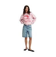 Cotton On Women's Betty Boop Lcn Crew Sweatshirt