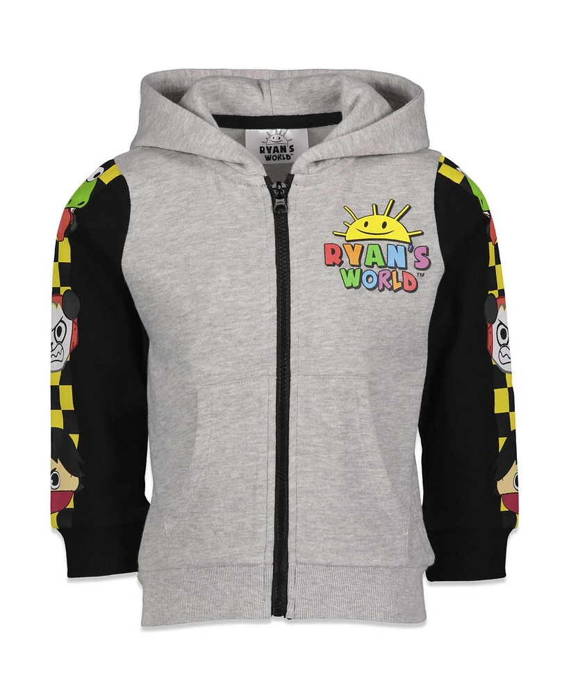 Ryan's World Toddler Boys Ryans World Fleece Zip Up Hoodie