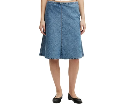 Cotton On Women's Gigi Denim Midi Skirt