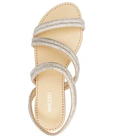 Arezzo Women's Mikayla Rhinestone Flat Sandals