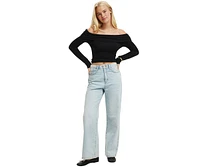 Cotton On Women's Rhi Gathered Off The Shoulder Long Sleeve