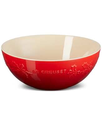 Le Creuset Stoneware Holly Collection 4-Qt. Multi Bowl