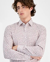 Hugo by Boss Men's Valerio Patterned Dress Shirt