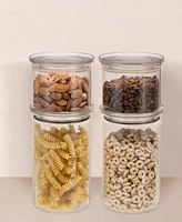 Modern Chef 8-Piece Glass Storage Canister Set