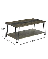 Harper 18.25" Wood Cocktail Table