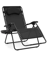 Best Choice Products Oversized Zero Gravity Chair, Folding Outdoor Patio Lounge Recliner w/ Cup Holder