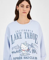 Grayson Threads, The Label Juniors' Hello Kitty Lake Tahoe Crewneck Sweatshirt