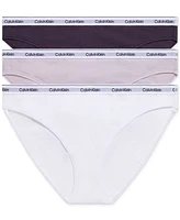 Calvin Klein Women's 3-Pk. Modern Logo Low-Rise Bikini Underwear QD5207