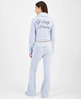 Grayson Threads The Label Juniors Off Duty Princess Graphic Top Pants