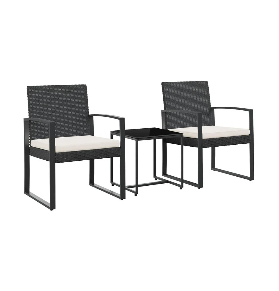 vidaXL piece Patio Dining Set with Cushions Pp Rattan