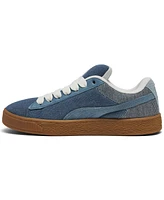 Puma Men's Suede Xl Denim Casual Sneakers from Finish Line