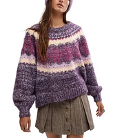 Free People Women's Festive Frost Sweater