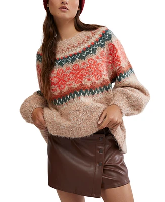 Free People Women's Festive Frost Sweater