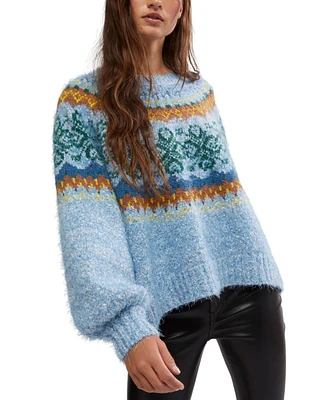 Free People Women's Festive Frost Sweater