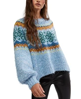 Free People Women's Festive Frost Sweater