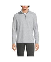 Lands' End Men's Long Sleeve Raglan Social Active Quarter Zip