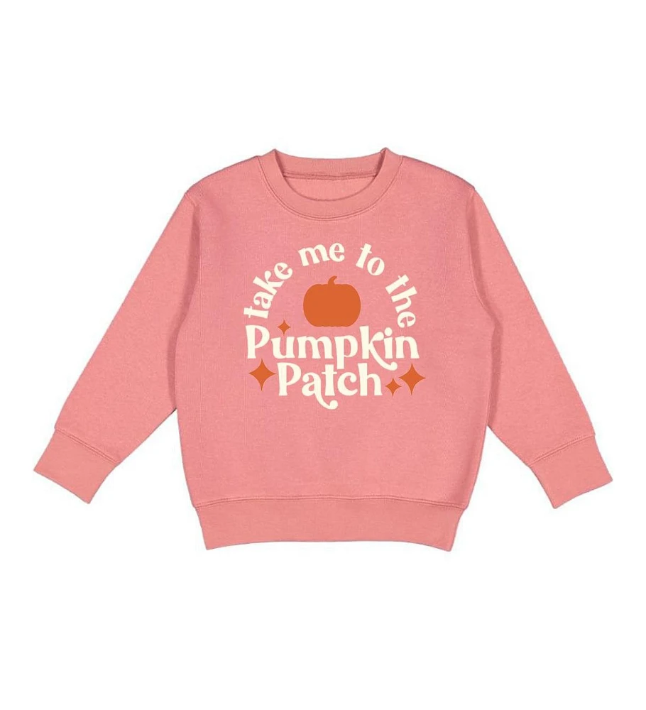 Sweet Wink Little and Big Girls Take Me To The Pumpkin Patch Sweatshirt