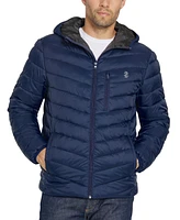 Izod Men's Hooded Puffer Jacket