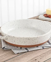 Denmark Tools for Cooks Speckled Stoneware 1.7-Qt. Pie Dish