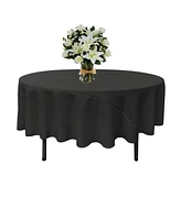 Slickblue Polyester Poplin 90-Inch Round Tablecloth – Durable and Elegant Table Cover