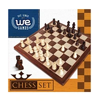 We Games Classic Staunton Wood Chess Set - 12 in. Board, 2.75 in. King