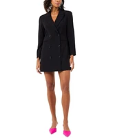 French Connection Women's Whisper Peak-Lapel Blazer Dress