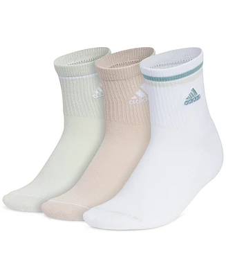 adidas Women's 3-Pk. Sport 2.0 High Quarter Socks