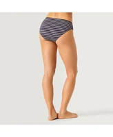 Free Country Women's Popcorn Stripe Bikini Bottoms